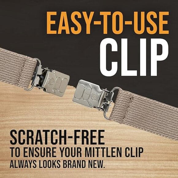 Hold’Em Mitten Glove Clips for Toddler & Kids Extra Tight Grip - Tan - Picture 6 of 6